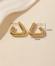 Boucles d'Oreilles à Clou en Acier Inoxydable 25BOA202