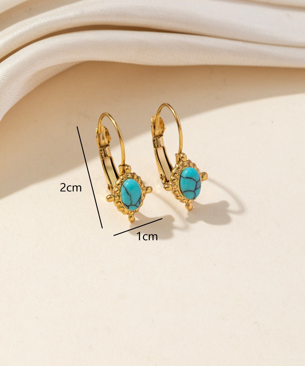 Boucles d'Oreilles Dormeuse en Acier Inoxydable 25BOA225