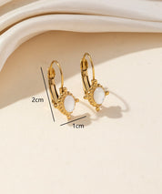Boucles d'Oreilles Dormeuse en Acier Inoxydable 25BOA225