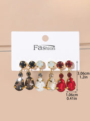 Lot de 3 paires de Bo Dormeuse Strass 25AHBOL039