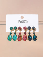 Lot de 3 paires de Bo Dormeuse Strass 25AHBOL039