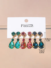 Lot de 3 paires de Bo Dormeuse Strass 25AHBOL039