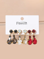 Lot de 3 paires de Bo Dormeuse Strass 25AHBOL039