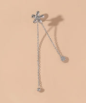 Boucle d'oreille earcuffs en acier inoxydable