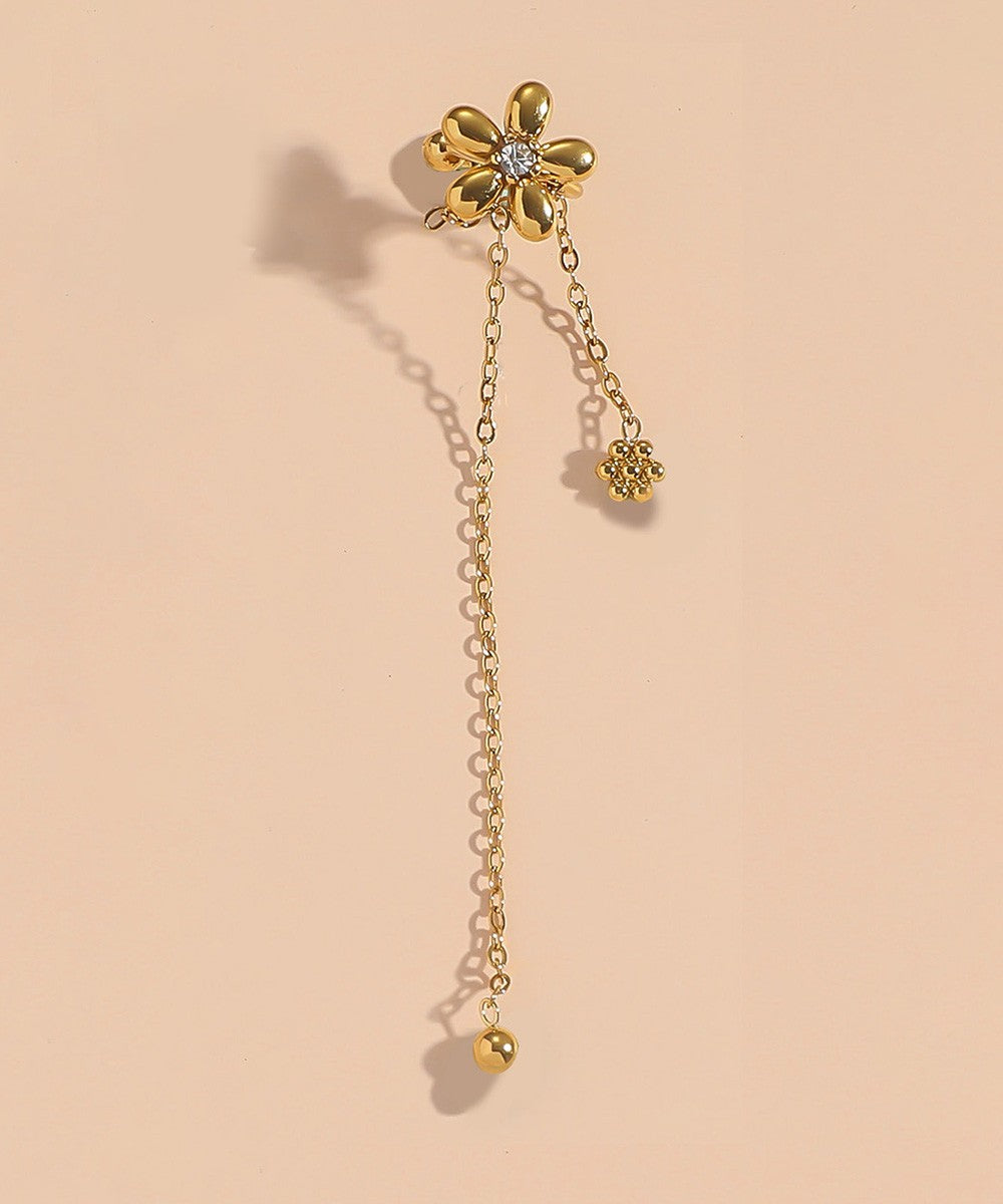 Boucle d'oreille earcuffs en acier inoxydable