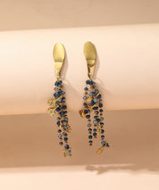 Boucles d'Oreilles Clou Acier inoxydable perles cristal 25BOA005