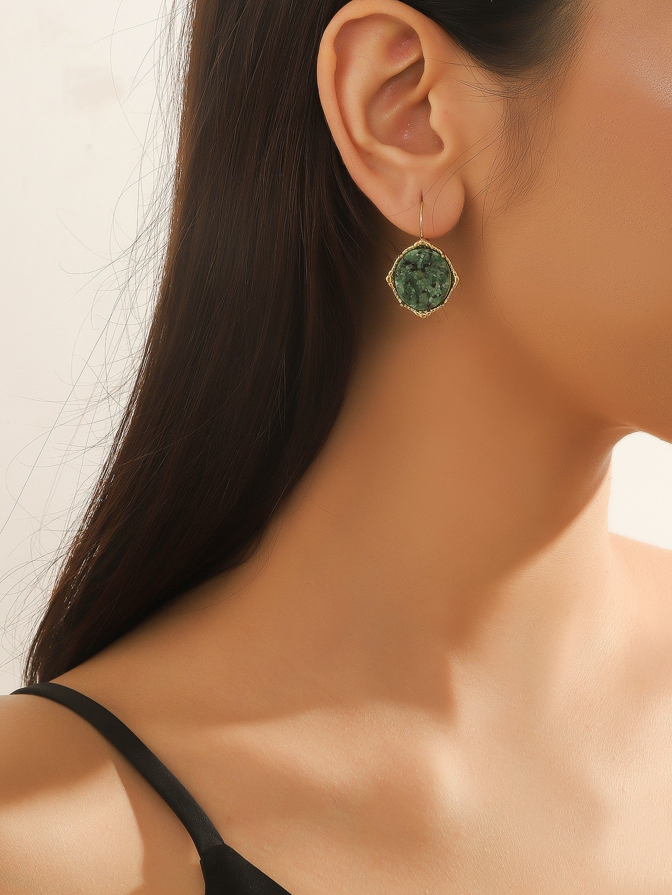 Boucles d'Oreilles Dormeuse en Acier Inoxydable 24BOA124