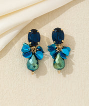 Boucles d’oreilles clip strass & sequins – 26AHBOL005