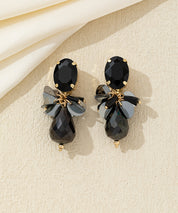 Boucles d’oreilles clip strass & sequins – 26AHBOL005