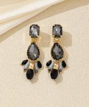 Boucles d’oreilles Clips pendantes perles verre – 26AHBOL014