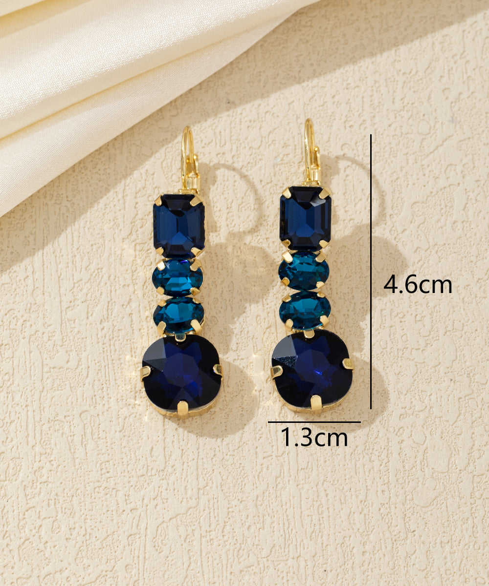 Boucles d’oreilles pendantes strass – 26AHBOL020