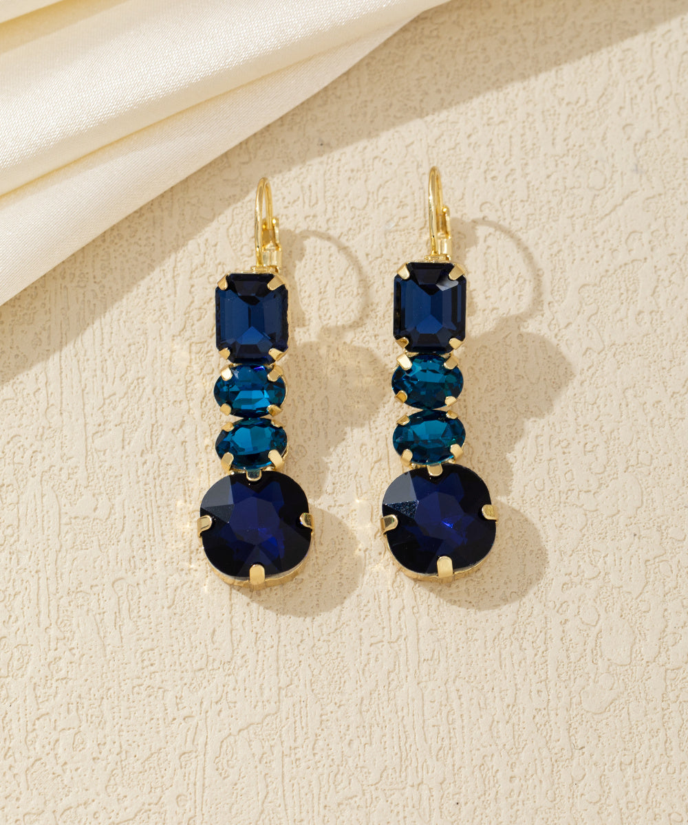 Boucles d’oreilles pendantes strass – 26AHBOL020