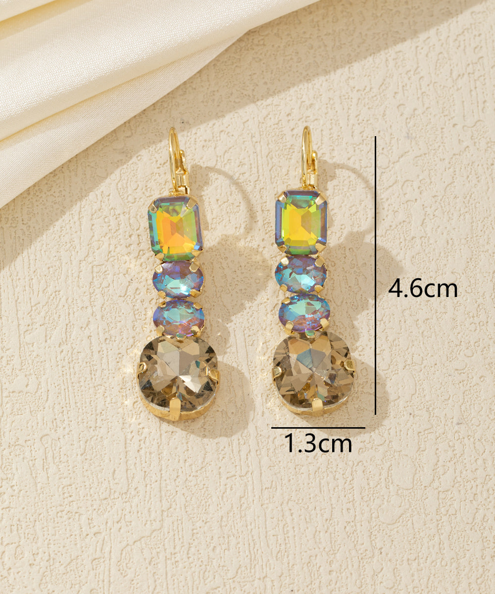 Boucles d’oreilles pendantes strass – 26AHBOL020