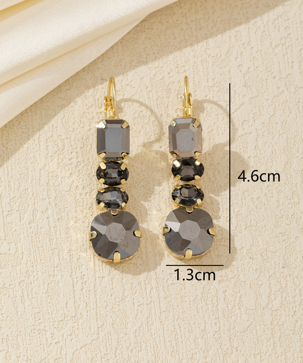 Boucles d’oreilles pendantes strass – 26AHBOL020