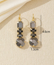 Boucles d’oreilles pendantes strass – 26AHBOL020