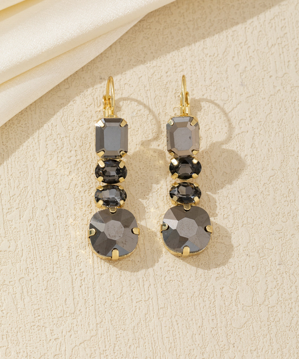 Boucles d’oreilles pendantes strass – 26AHBOL020