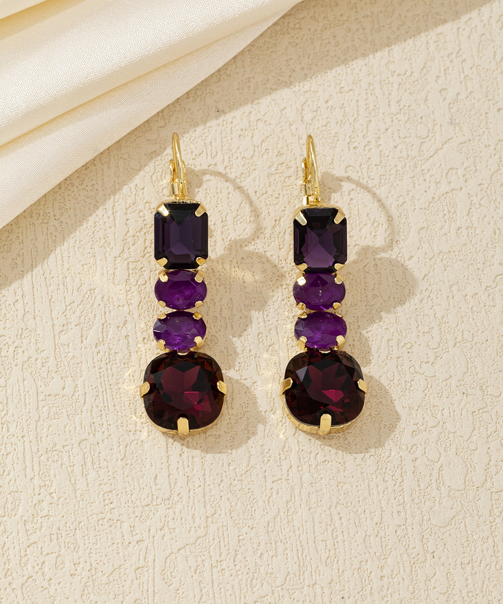 Boucles d’oreilles pendantes strass – 26AHBOL020