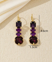 Boucles d’oreilles pendantes strass – 26AHBOL020