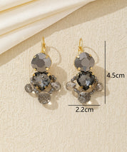 Boucles d’oreilles cœur facetté pendantes – 26AHBOL024