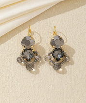 Boucles d’oreilles cœur facetté pendantes – 26AHBOL024