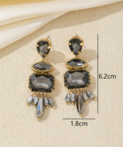 Boucles d’oreilles strass pampilles – 26AHBOL025