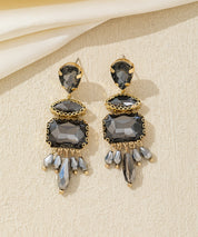 Boucles d’oreilles strass pampilles – 26AHBOL025