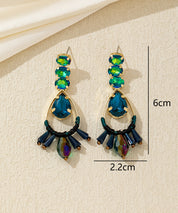 Boucles d’oreilles pendantes goutte et pampilles – 26AHBOL032