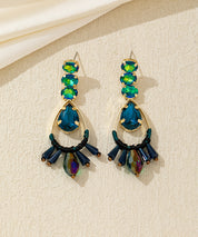 Boucles d’oreilles pendantes goutte et pampilles – 26AHBOL032