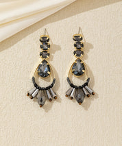 Boucles d’oreilles pendantes goutte et pampilles – 26AHBOL032