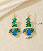 Boucles d’oreilles pendantes multicolores – 26AHBOL041