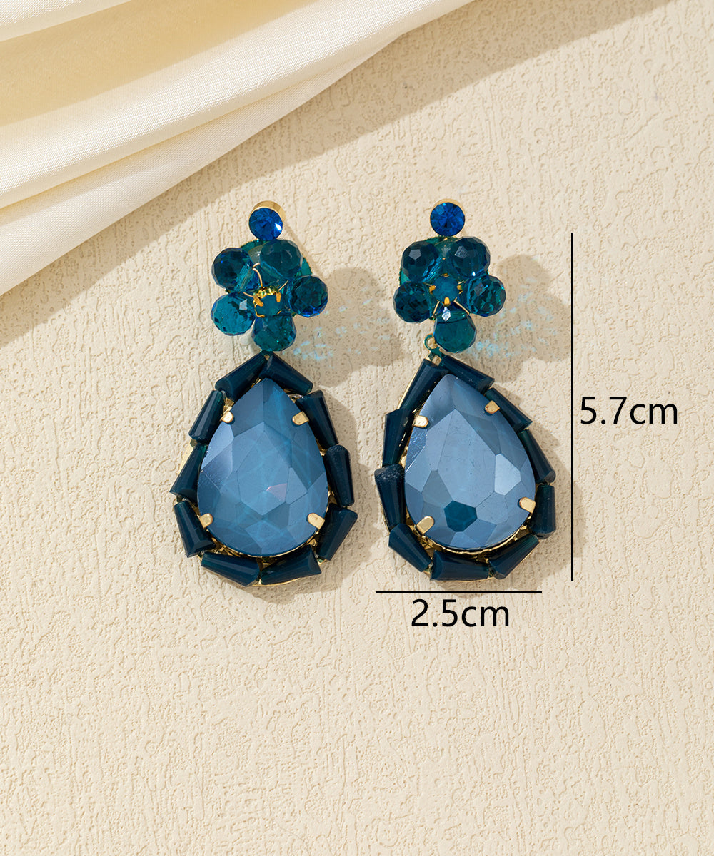 Boucles d’oreilles pendantes goutte Clou – 26AHBOL052