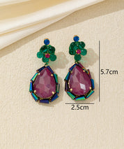 Boucles d’oreilles pendantes goutte Clou – 26AHBOL052
