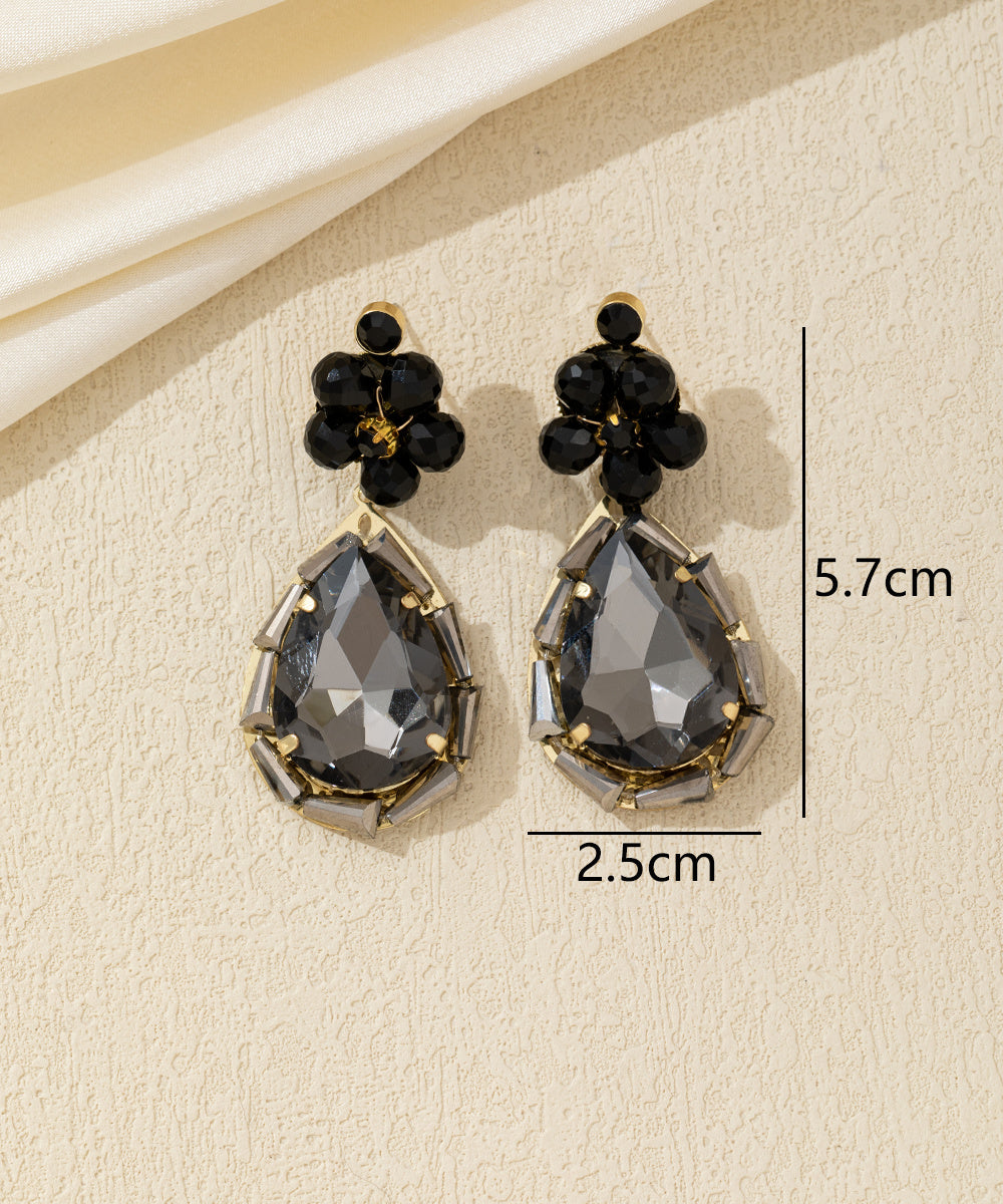 Boucles d’oreilles pendantes goutte Clou – 26AHBOL052
