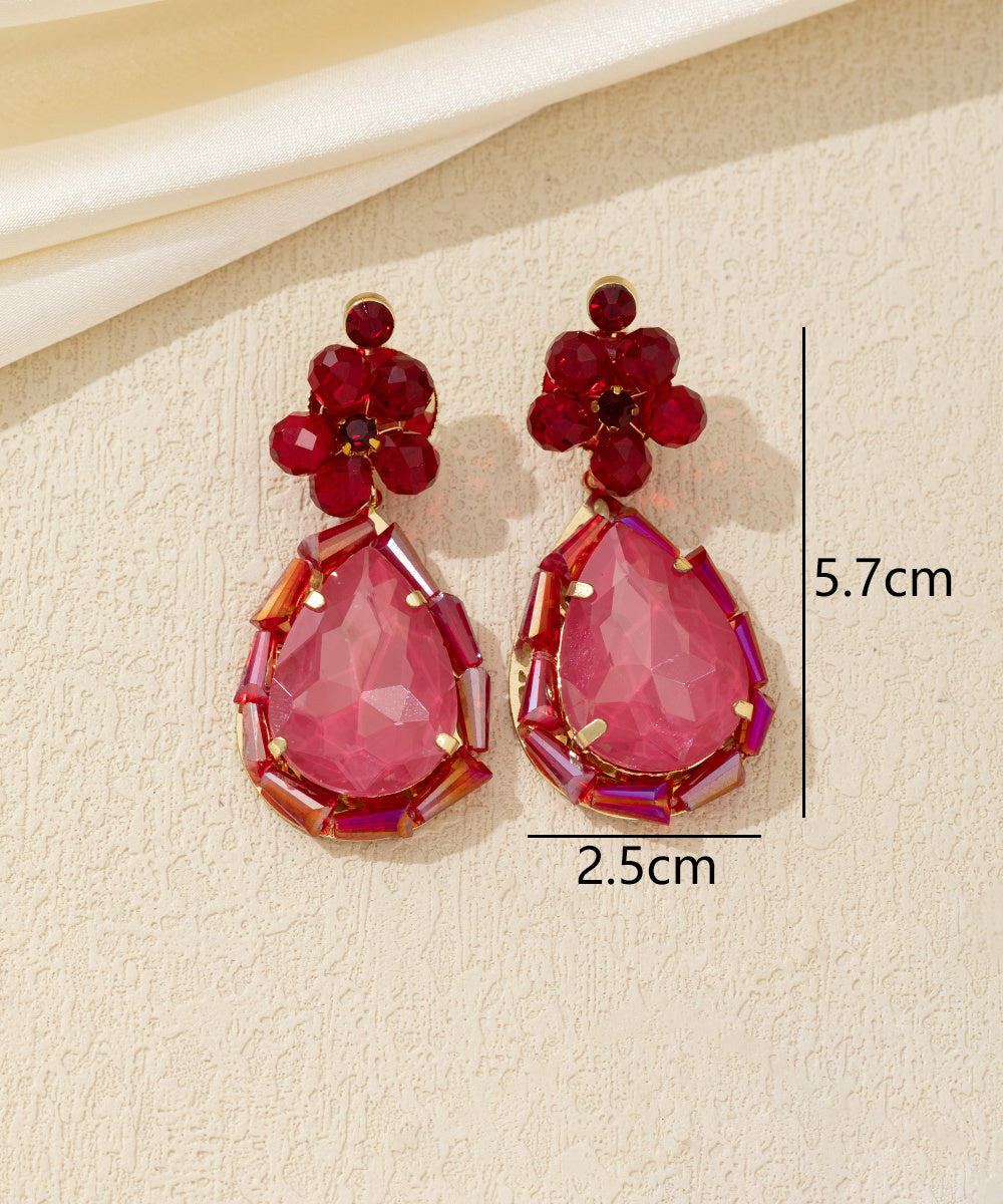 Boucles d’oreilles pendantes goutte Clou – 26AHBOL052