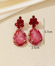 Boucles d’oreilles pendantes goutte Clou – 26AHBOL052