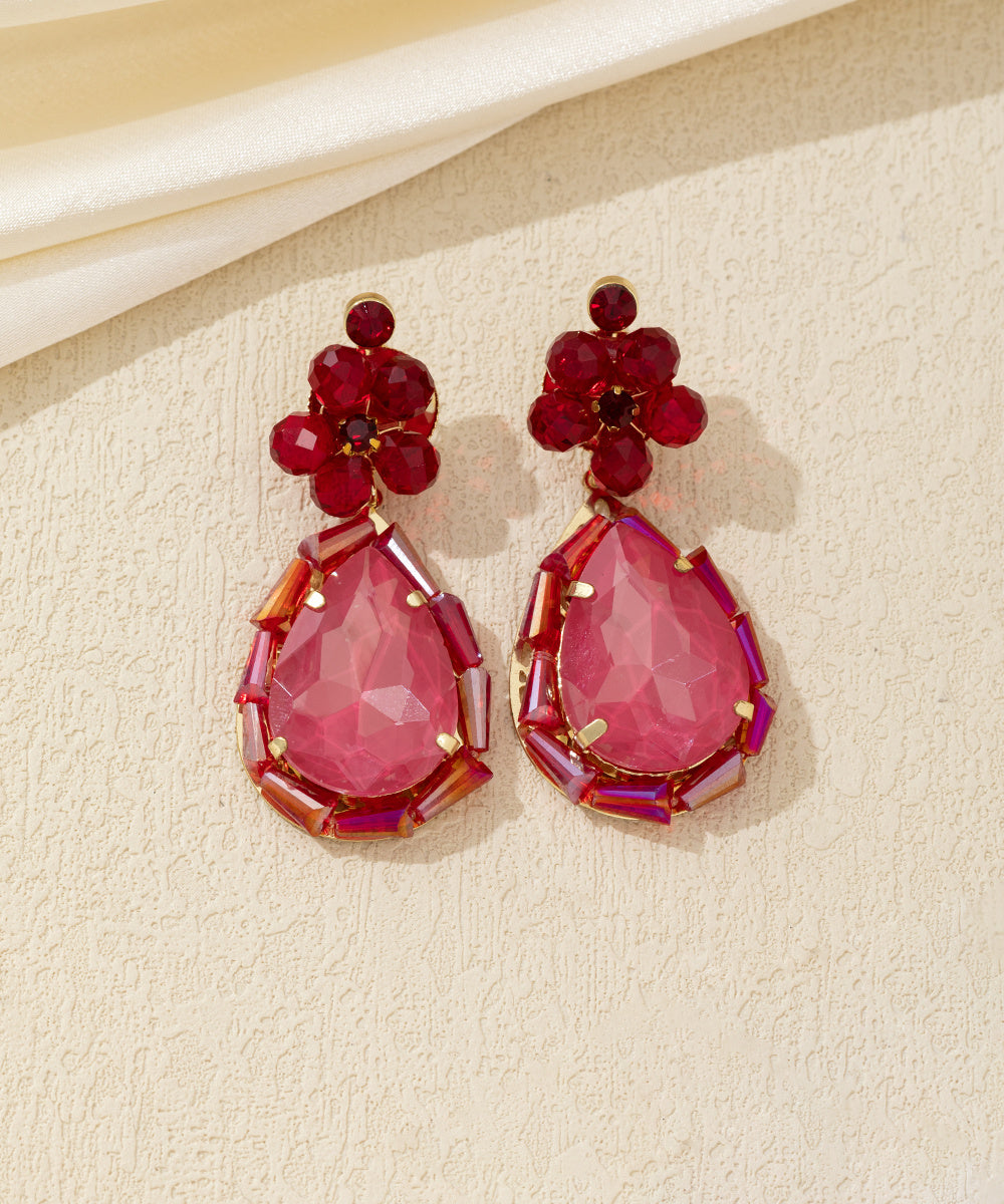 Boucles d’oreilles pendantes goutte Clou – 26AHBOL052