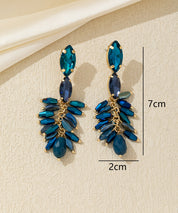Boucles d’oreilles pendantes pampilles Clou – 26AHBOL053