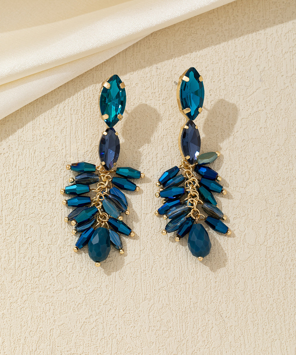 Boucles d’oreilles pendantes pampilles Clou – 26AHBOL053