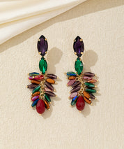 Boucles d’oreilles pendantes pampilles Clou – 26AHBOL053