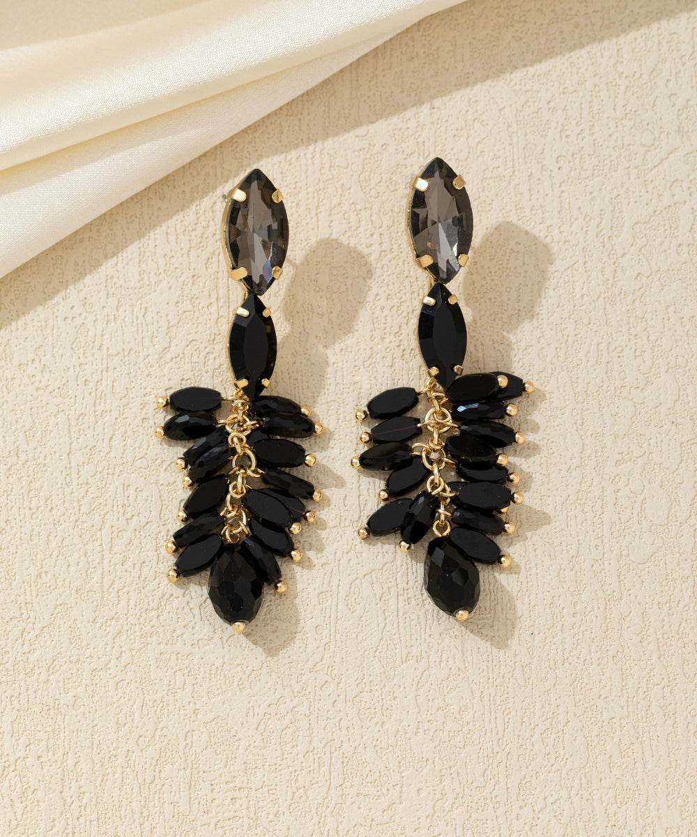 Boucles d’oreilles pendantes pampilles Clou – 26AHBOL053