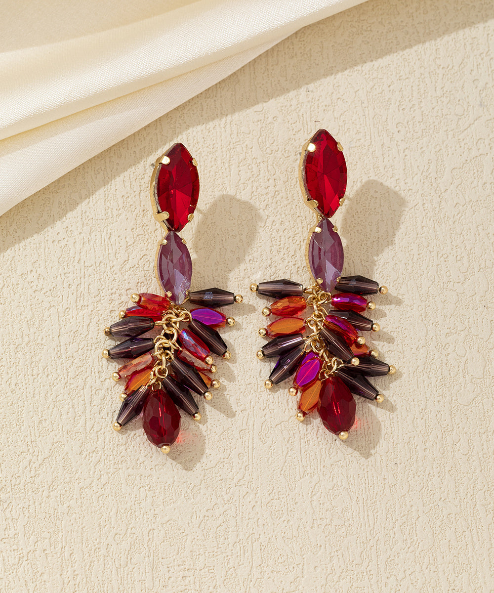 Boucles d’oreilles pendantes pampilles Clou – 26AHBOL053