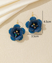 Boucles d’oreilles dormeuses fleur Dormeuse – 26AHBOL063