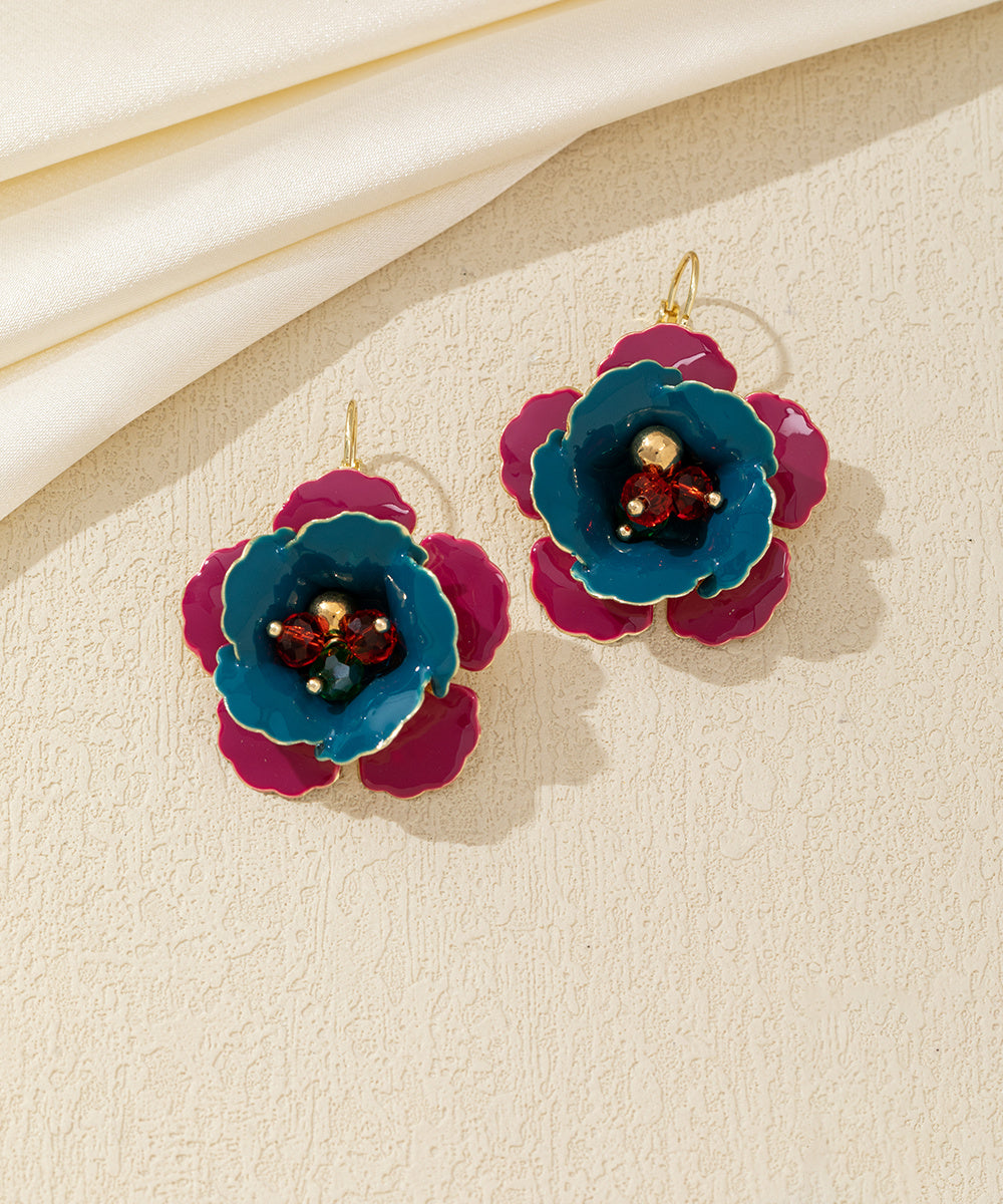 Boucles d’oreilles dormeuses fleur Dormeuse – 26AHBOL063