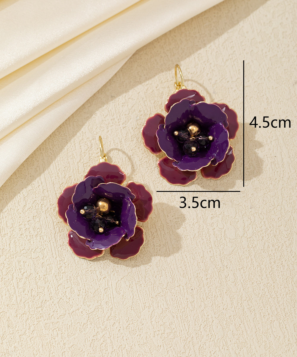 Boucles d’oreilles dormeuses fleur Dormeuse – 26AHBOL063
