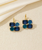 Boucles d’oreilles pendantes mosaïque Dormeuse –26AHBOL048