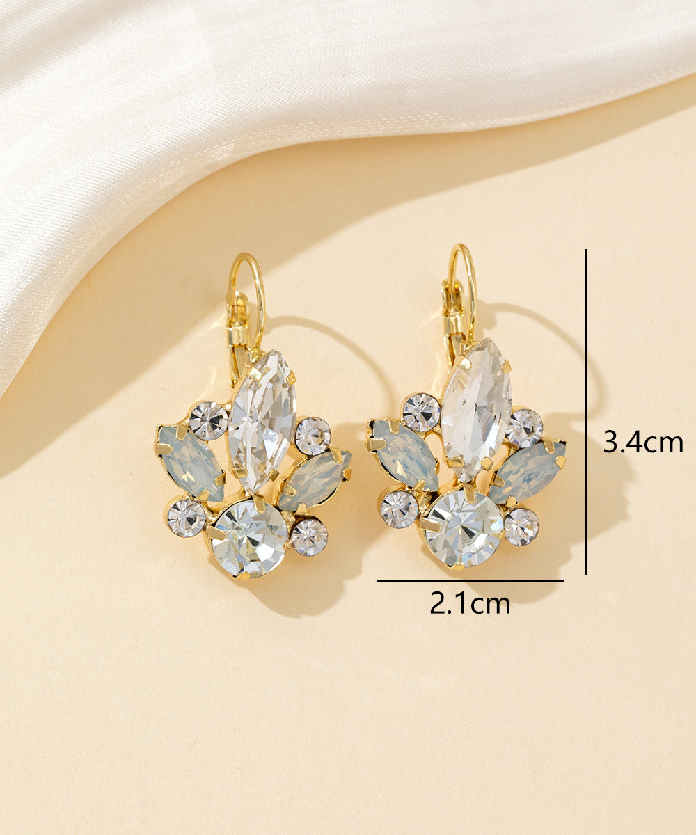 Boucles d’oreilles à strass Dormeuse– 26PEBOL004