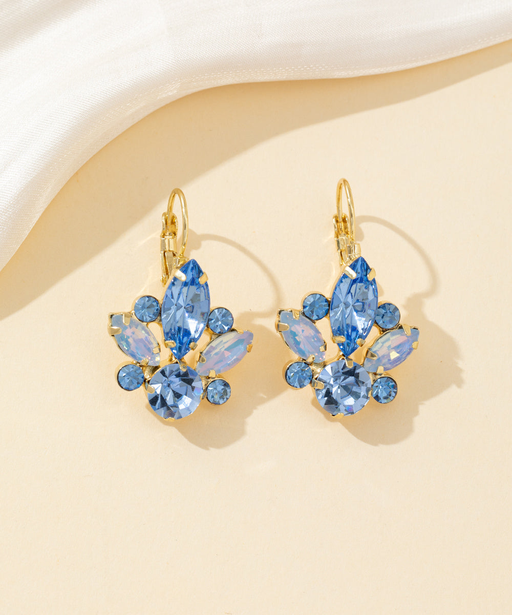 Boucles d’oreilles à strass Dormeuse– 26PEBOL004