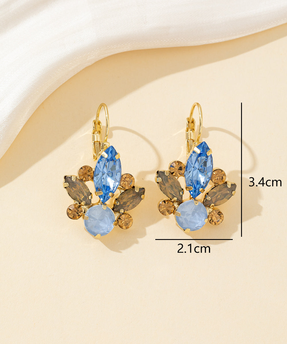 Boucles d’oreilles à strass Dormeuse– 26PEBOL004