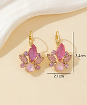 Boucles d’oreilles à strass Dormeuse– 26PEBOL004