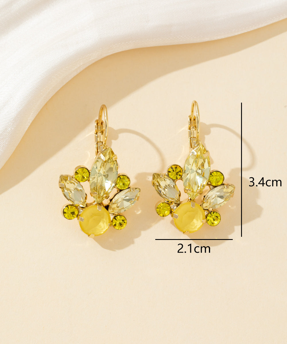 Boucles d’oreilles à strass Dormeuse– 26PEBOL004